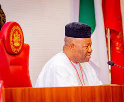 Akpabio-1 Akpabio said such ministers have no place in Tinubu’s government because they are not democrats. He made this call on Wednesday when the President presented 2025 budget estimates of N49.7 tn before a joint session of the National Assembly. In a remark before a full house consisting members of the Senate and the House of Representatives, Akpabio said those who disregard invitation by the National Assembly are not democratic and therefore have no place in Tinubu’s cabinet. “Those who disregard invitation by the National Assembly are not democratic and therefore have no place in your government,” Akpabio said.