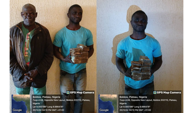 Nigerian Military Arrests Two Suspects In Plateau While Buying AK-47 Rifle For N1.45million