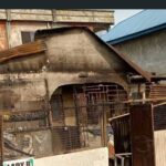Warri : Tension As Youths Raze Down Building In Okere Urhobo Area In Iyara.