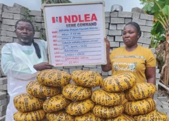 NDLEA Arrests Pastor, Wife With drug Concealed in Vehicle.