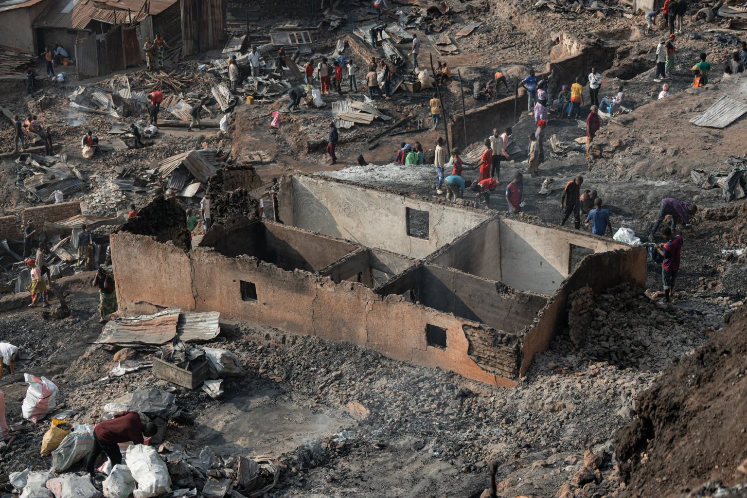 DR Congo school fire kills 26 children as pupils leap from windows to escape flames.